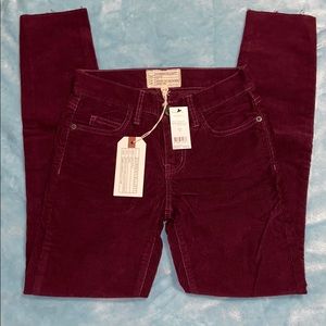 Current/Elliot The Stiletto corduroy pants